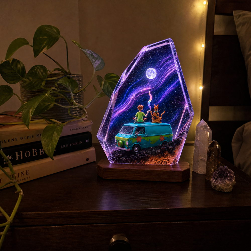 Fredos Faded Resin Lamps
